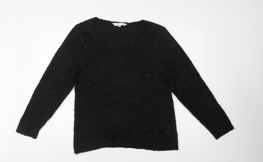 Womens UK Size 16 Amara Reya Black Pullover Jumper
