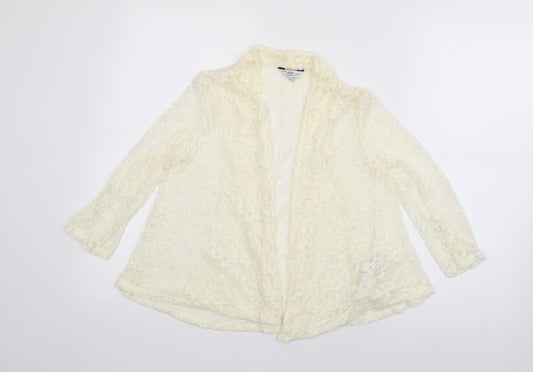Womens UK Size 8 New Look Ivory Cardigan Jumper