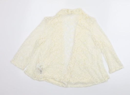 Womens UK Size 8 New Look Ivory Cardigan Jumper