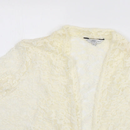 Womens UK Size 8 New Look Ivory Cardigan Jumper