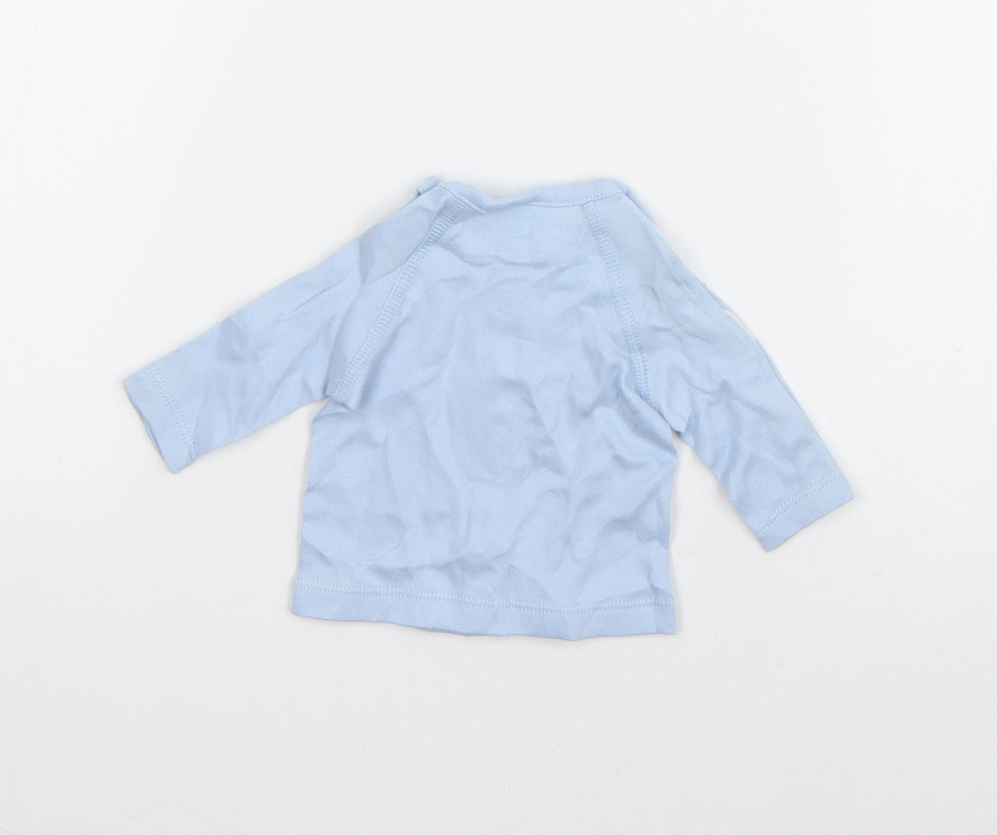TU Boys Blue   Jacket  Size Newborn   Hook & Loop