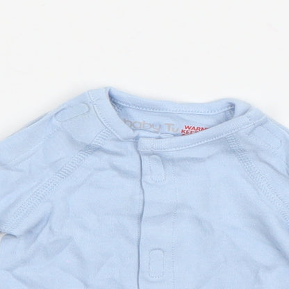 TU Boys Blue   Jacket  Size Newborn   Hook & Loop