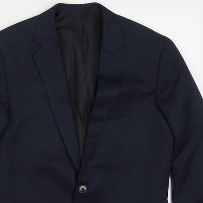 Mens UK Size 36 H&M Regular Blue Suit Jacket