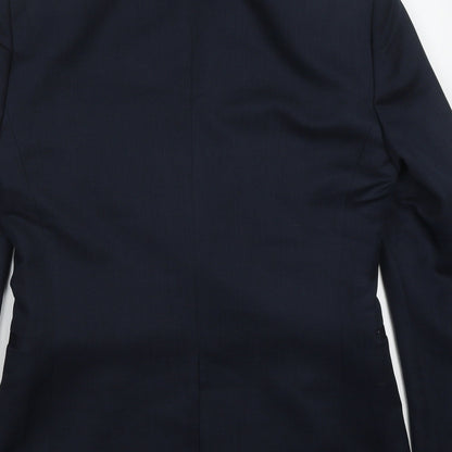 Mens UK Size 36 H&M Regular Blue Suit Jacket