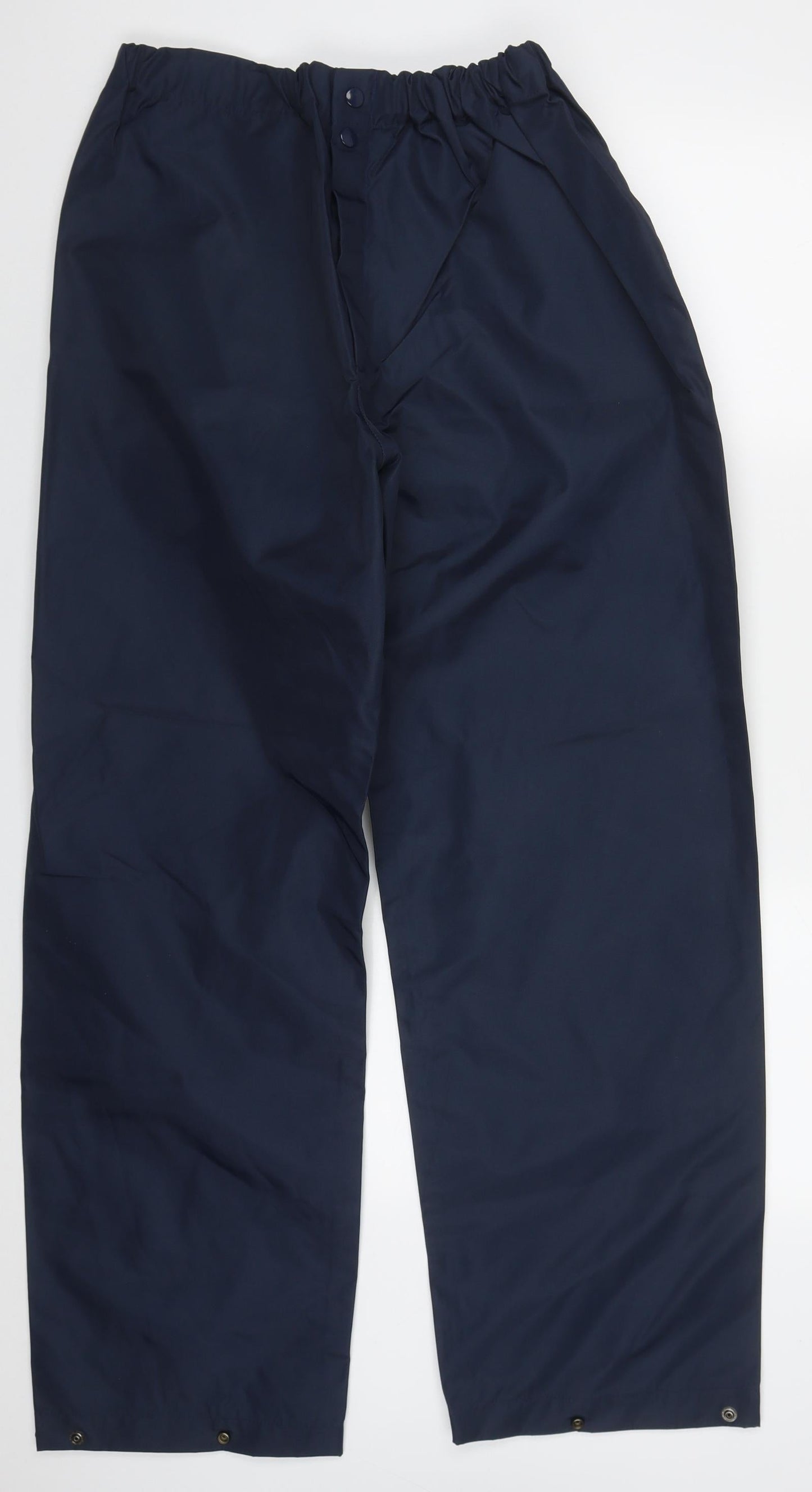 BT Mens Blue  Nylon Trousers  Size 30 L29 in Regular Button