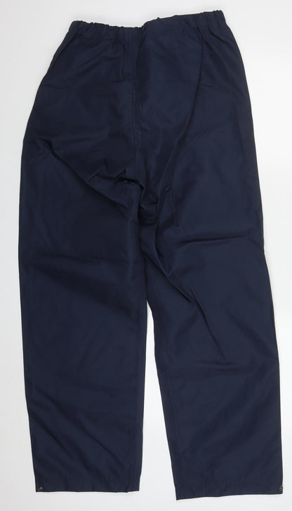 BT Mens Blue  Nylon Trousers  Size 30 L29 in Regular Button