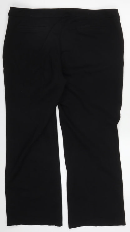 Womens UK Size 38 in Phase Eight Regular Fit  Black Trousers
