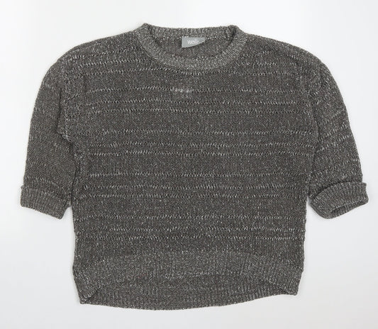 Womens UK Size L Wallis Grey Pullover Jumper