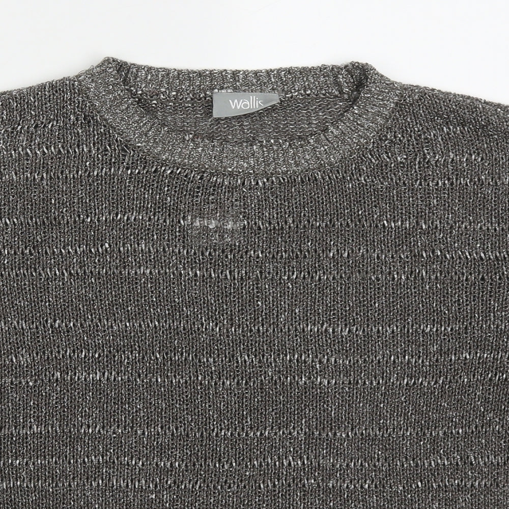 Womens UK Size L Wallis Grey Pullover Jumper