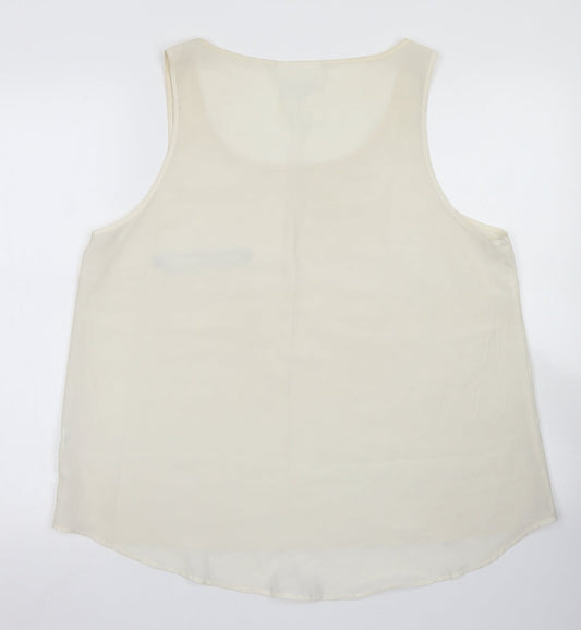Womens UK Size 18 Atmosphere Ivory Basic Blouse