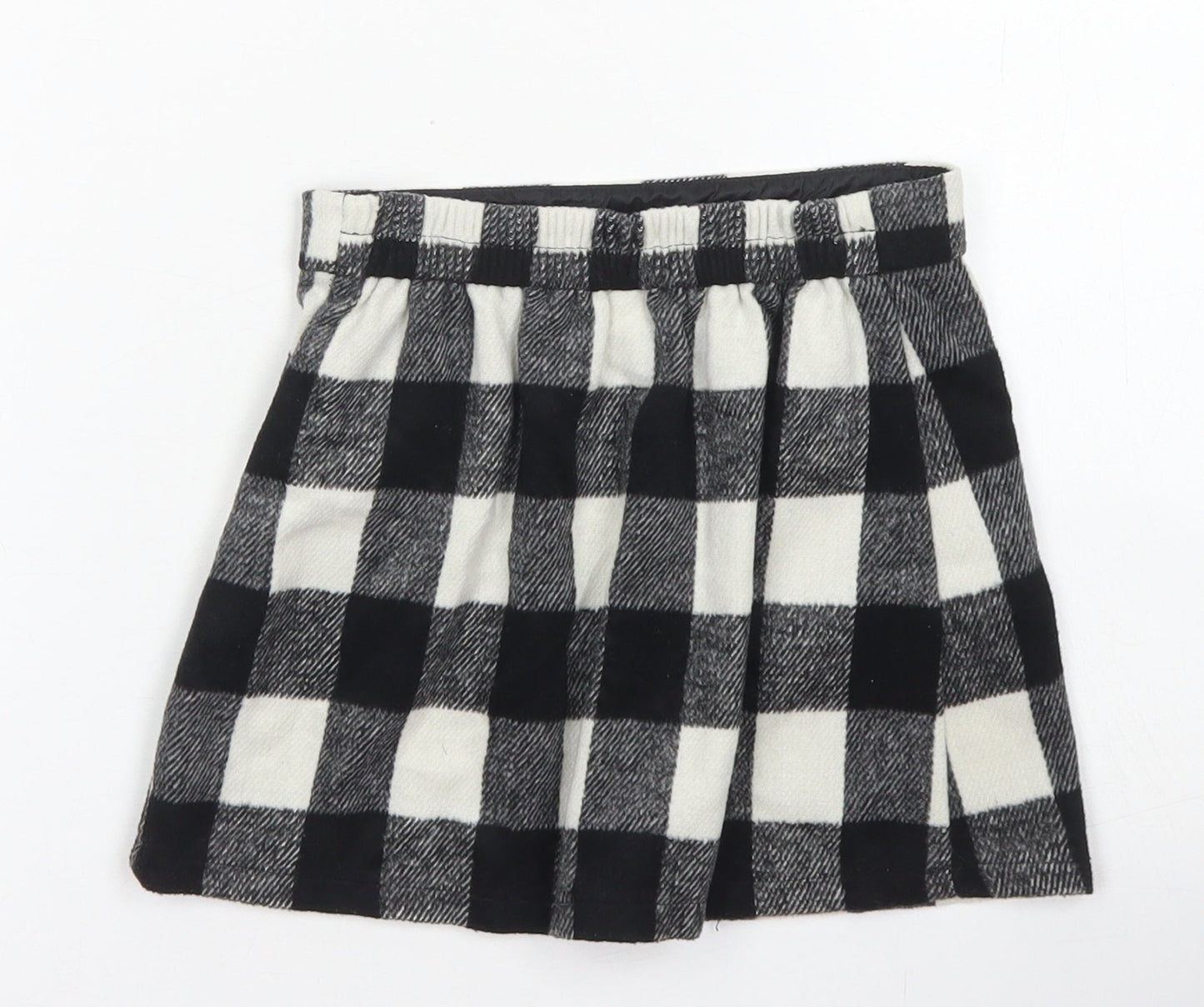 Black Girls Clear  Polyester Flare Skirt Size 4-5 Years  Regular