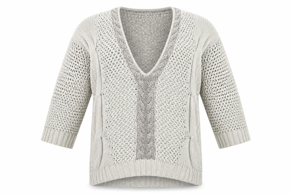 Womens UK Size 6 Warehouse Beige Pullover Jumper