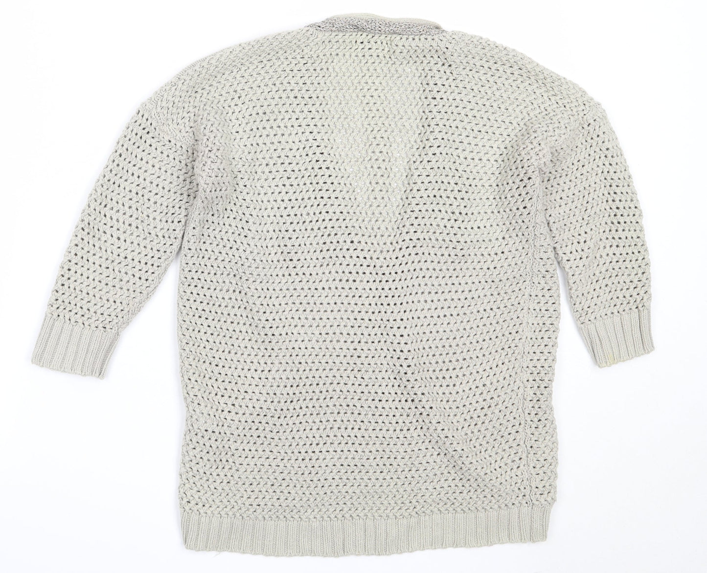 Womens UK Size 6 Warehouse Beige Pullover Jumper