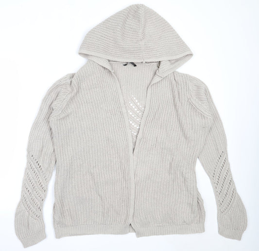Womens UK Size 16 Select Beige Cardigan Jumper