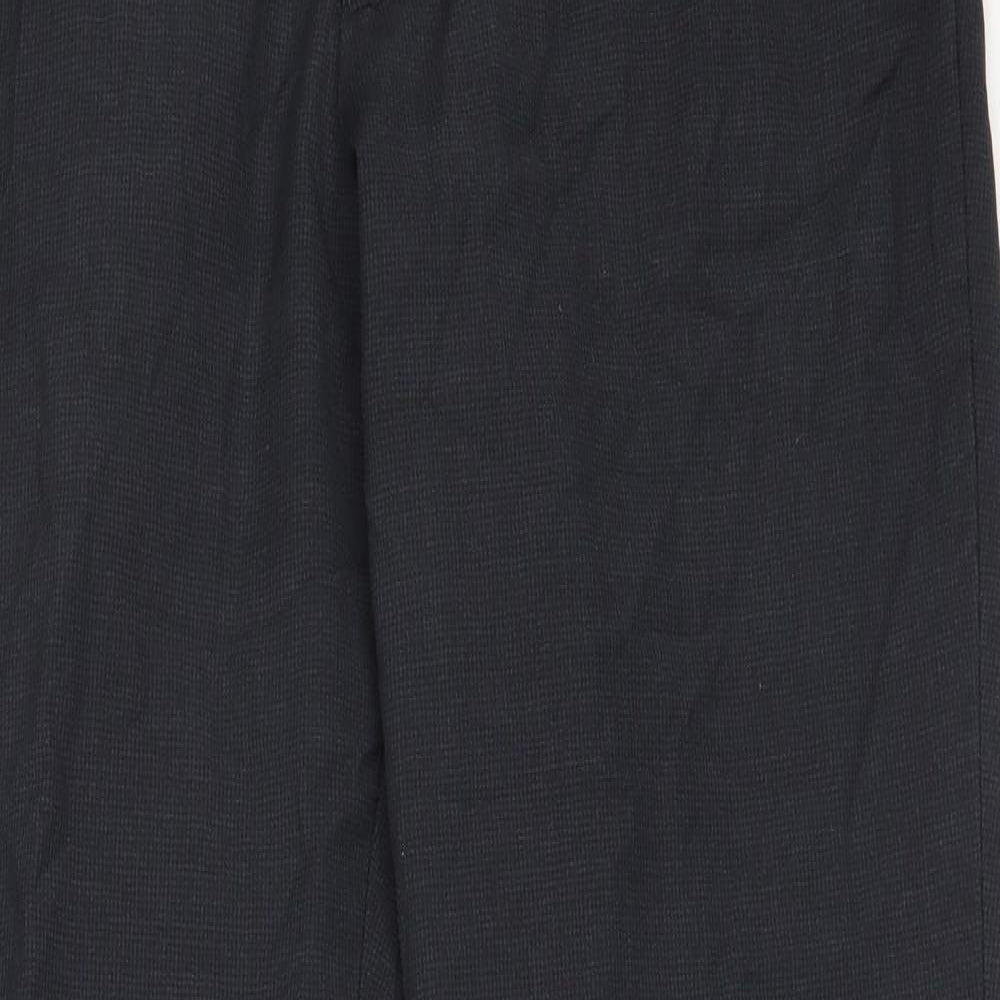 Dimensions Mens Black  Polyester Trousers  Size 34 in L31 in Regular