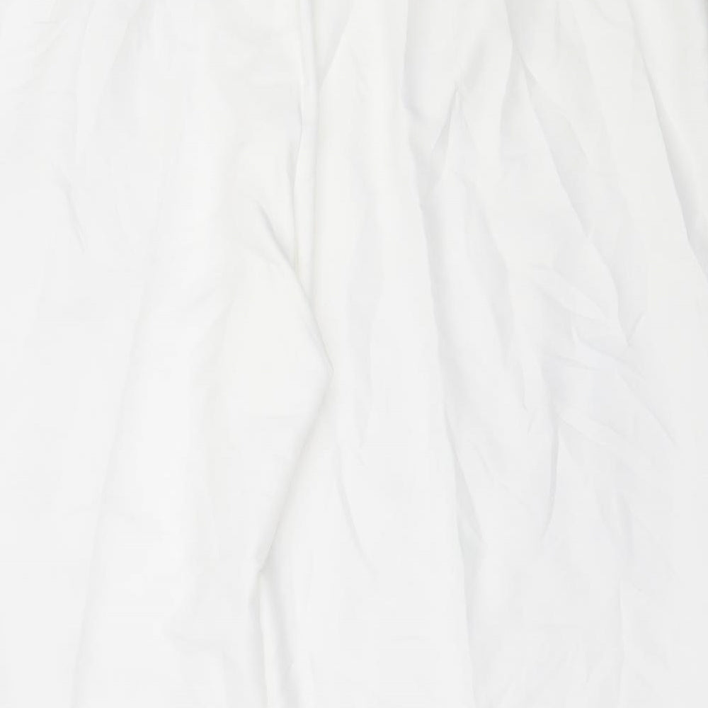 Womens UK Size 36 in Marks and Spencer Regular Fit  White Trousers