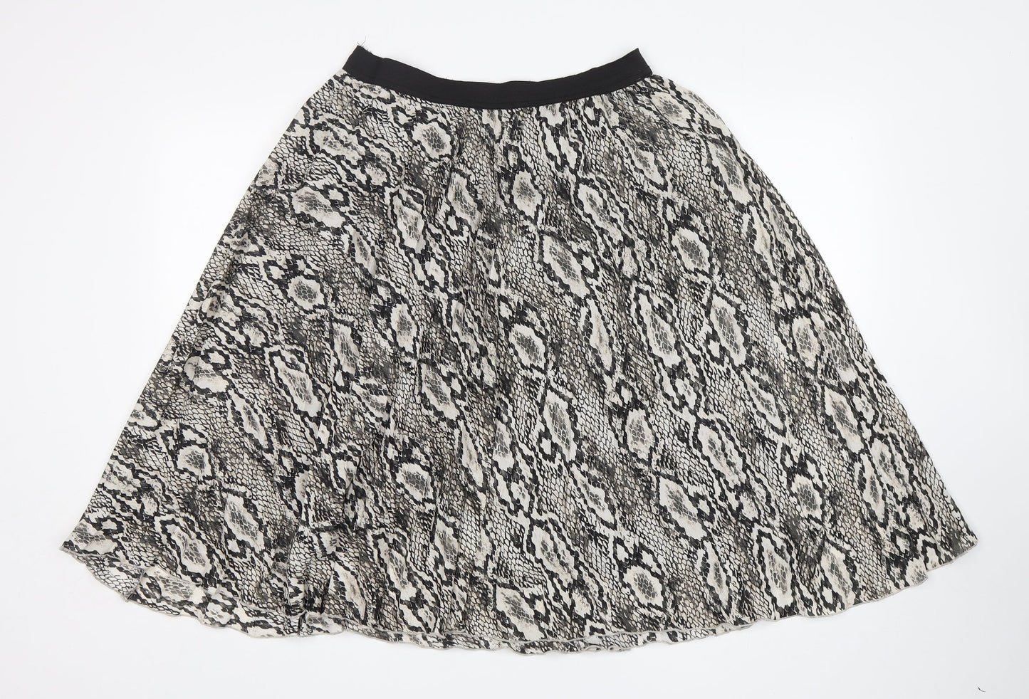 Papaya Womens Multicoloured Animal Print Polyester A-Line Skirt Size 12