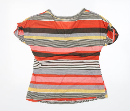 Womens UK Size XL Preworn Multicoloured Basic T-Shirt