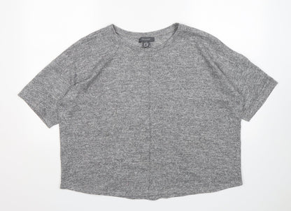 Primark Womens Grey Round Neck   Pullover Jumper Size M