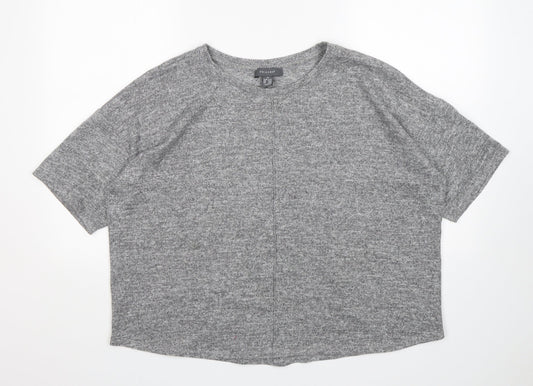 Primark Womens Grey Round Neck   Pullover Jumper Size M