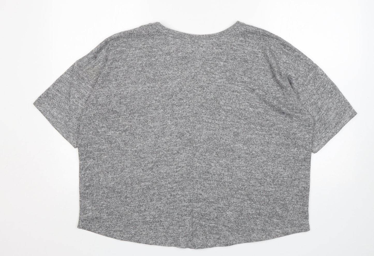 Primark Womens Grey Round Neck   Pullover Jumper Size M