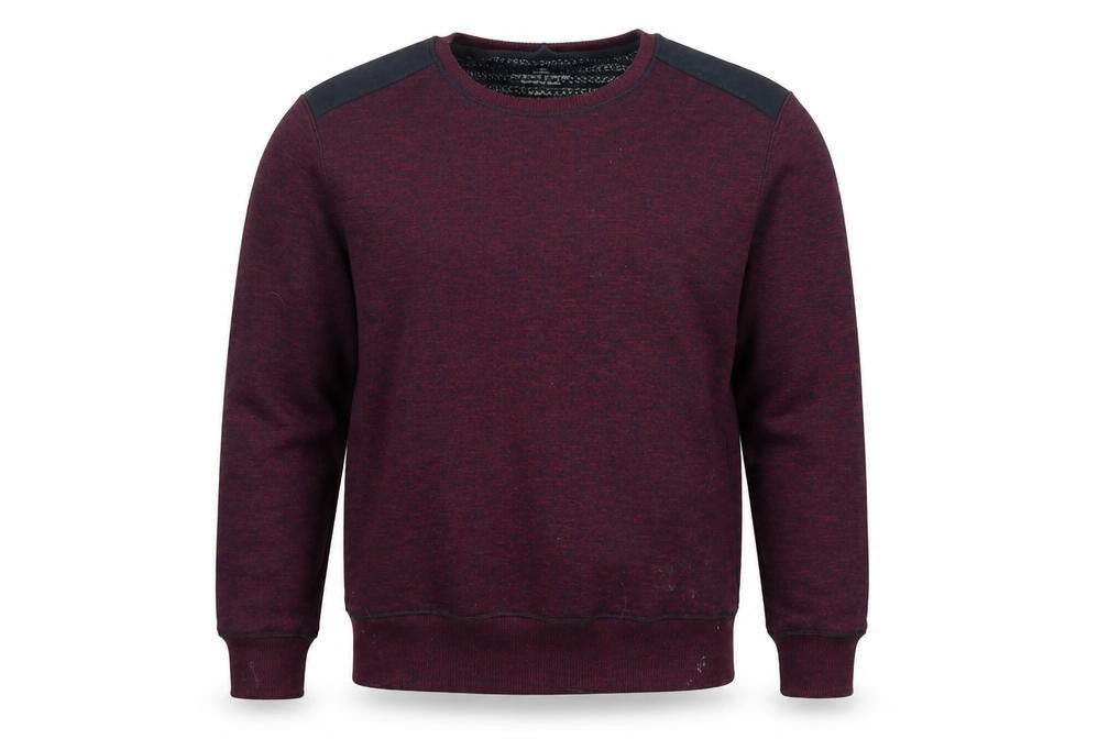 Mens UK Size L Easy Purple Pullover Jumper