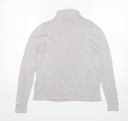 Womens UK Size 10 M&S Grey Pullover Jumper