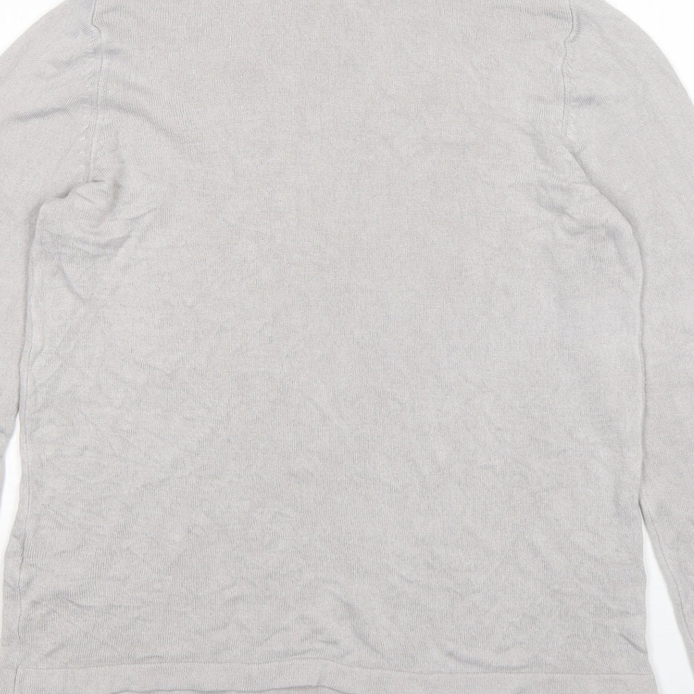 Womens UK Size 10 M&S Grey Pullover Jumper