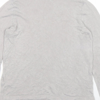 Womens UK Size 10 M&S Grey Pullover Jumper