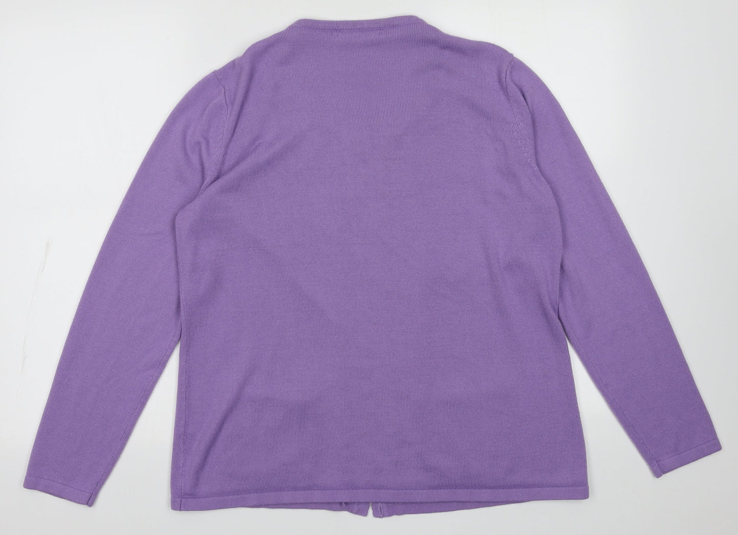 Womens UK Size M BM collection Purple Cardigan Jumper