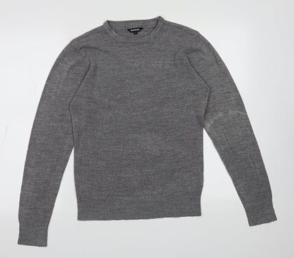 Mens UK Size S Peacocks Grey Pullover Sweatshirt