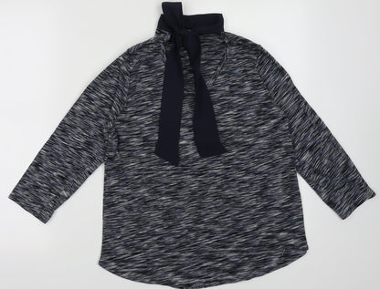 Womens UK Size S EWM Blue Pullover Sweatshirt