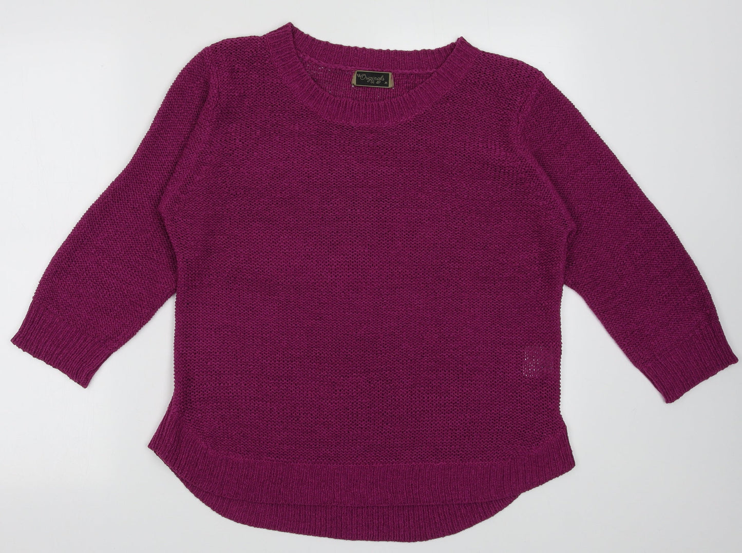 originals Womens Purple  Acrylic Pullover Sweatshirt Size M  Pullover