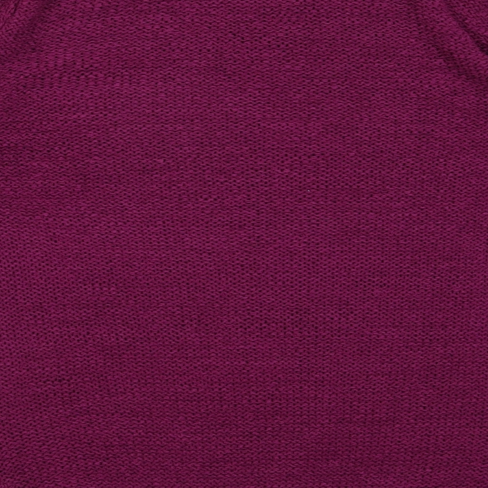 originals Womens Purple  Acrylic Pullover Sweatshirt Size M  Pullover