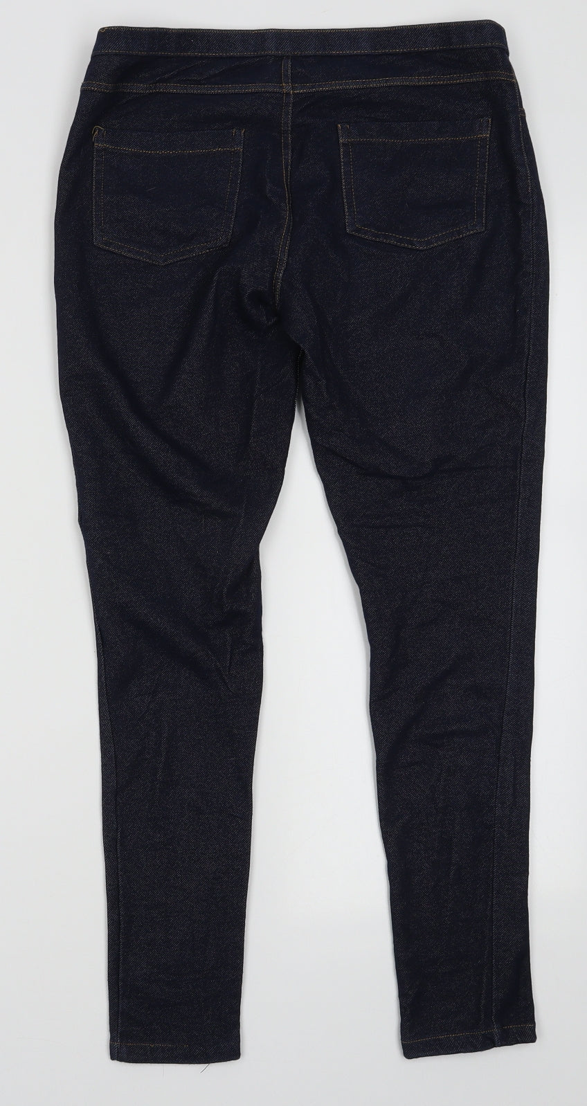Womens UK Size 10 sainsburys Regular Fit Jegging Blue Trousers