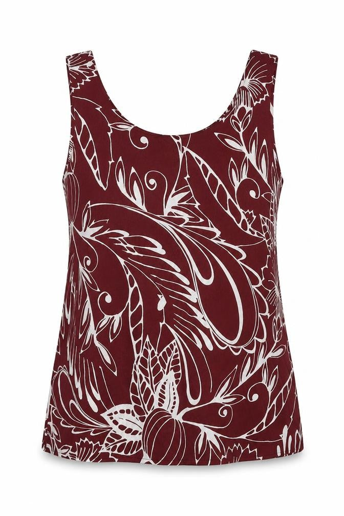 Womens UK Size 12 Marks and Spencer Red Basic Tank