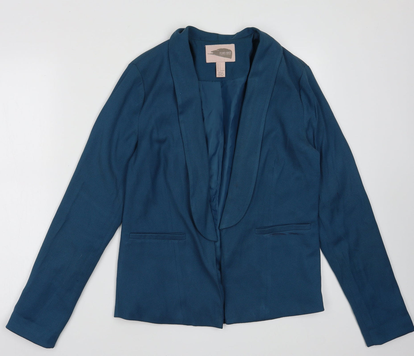 Womens UK Size S FOREVER 21 Blue Jacket