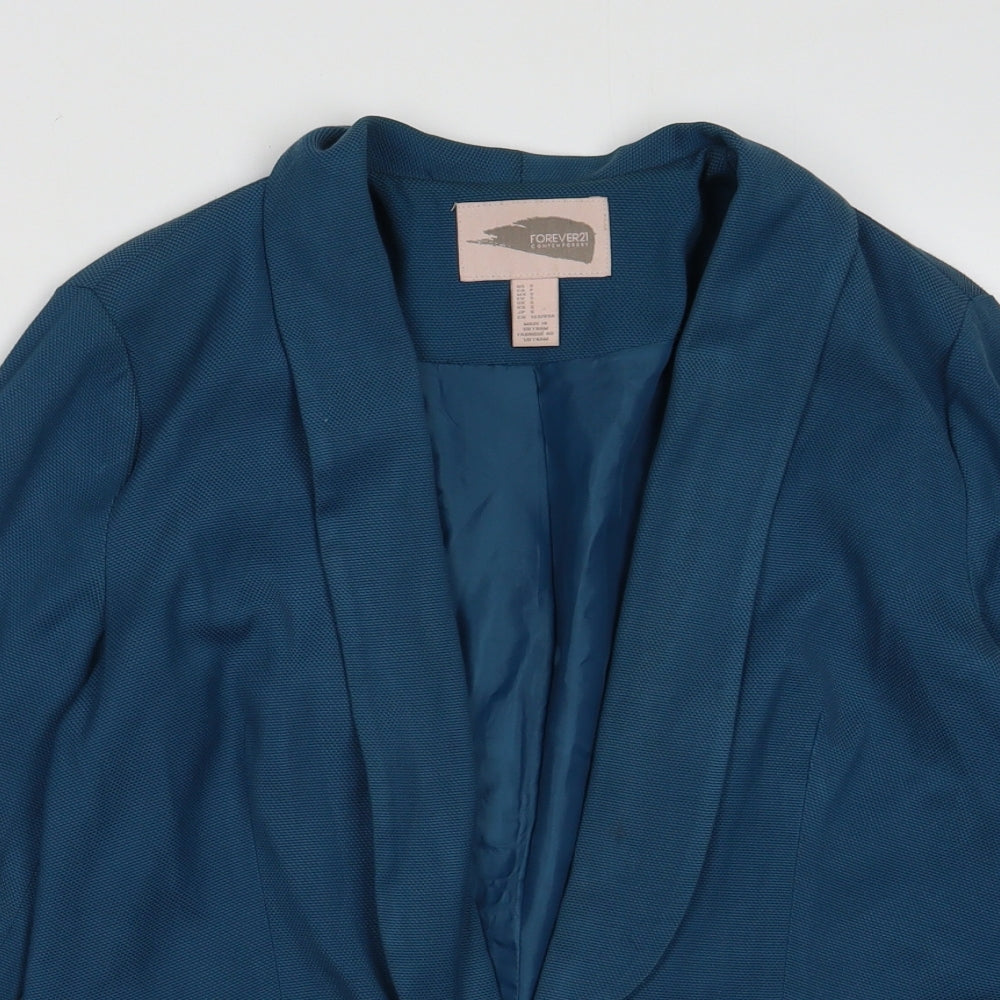 Womens UK Size S FOREVER 21 Blue Jacket