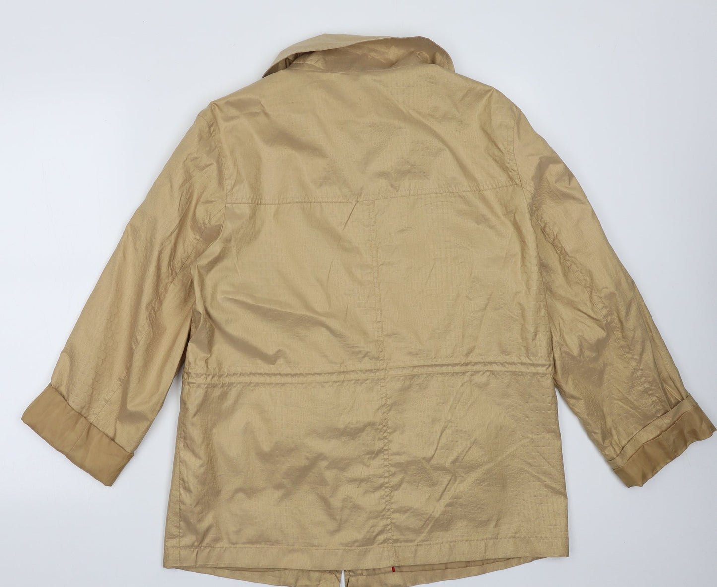 Womens UK Size 14 Preworn Gold Jacket