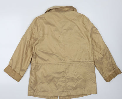 Womens UK Size 14 Preworn Gold Jacket