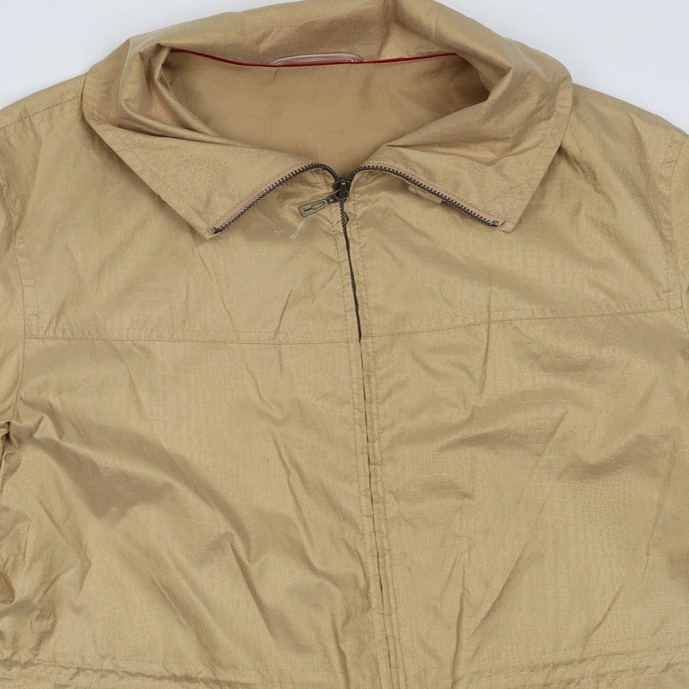 Womens UK Size 14 Preworn Gold Jacket