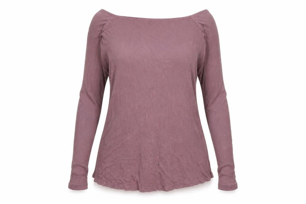 Womens UK Size 10 ASOS Purple Basic T-Shirt