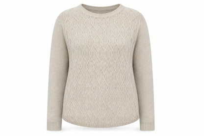 Womens UK Size 12 Per Una Beige Pullover Jumper