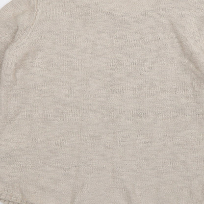 Womens UK Size 12 Per Una Beige Pullover Jumper