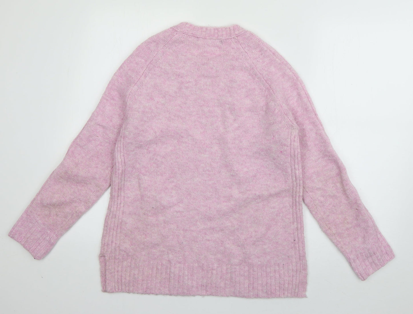 Womens UK Size S Marks and Spencer Pink Pullover Jumper
