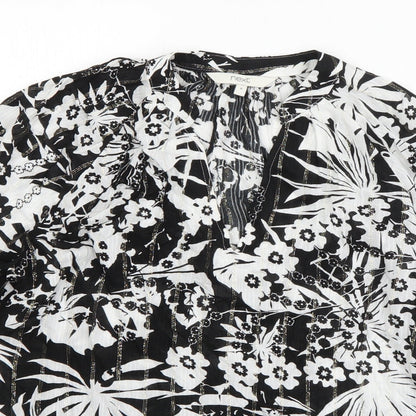 Womens UK Size 8 NEXT Black Basic Blouse