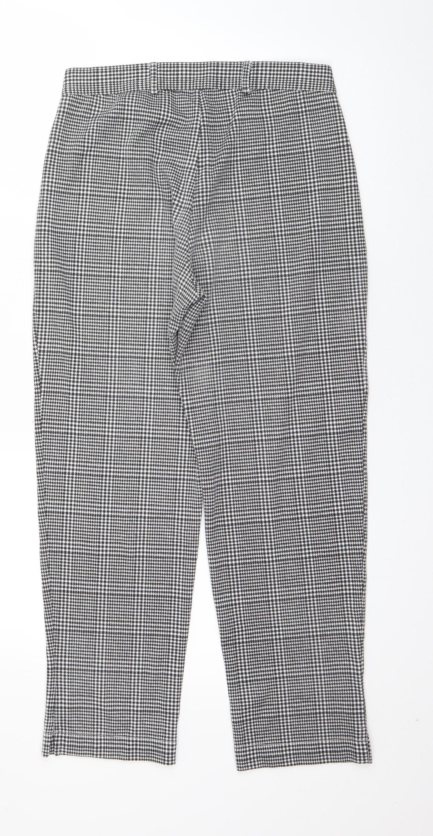 Womens UK Size 8 Boohoo Regular Fit  Black Trousers