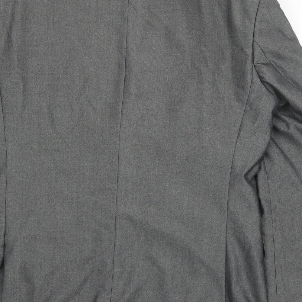 Mens UK Size L Karl Jackson Regular Grey Suit Jacket