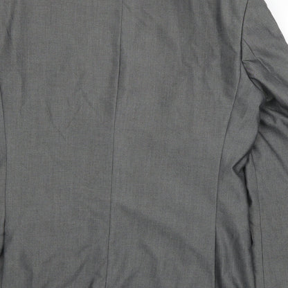 Mens UK Size L Karl Jackson Regular Grey Suit Jacket