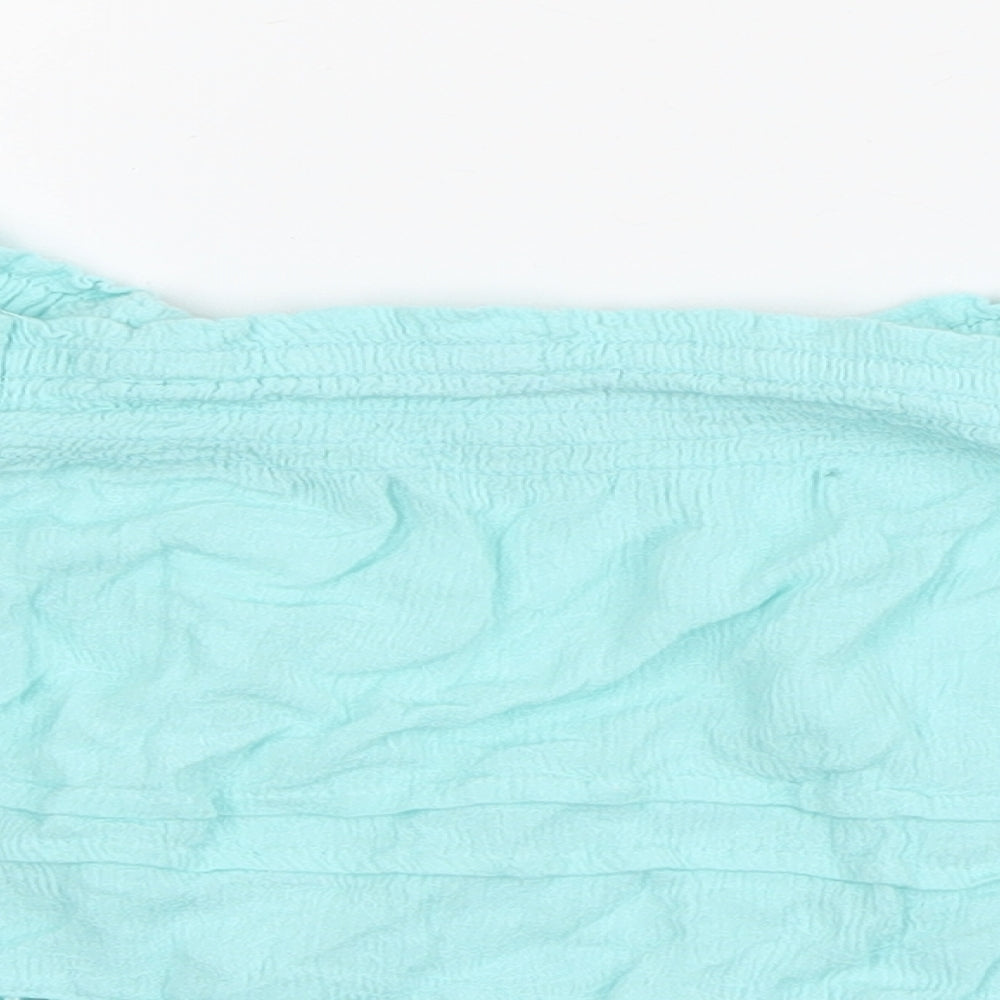 Womens UK Size XS aeropostale Blue Basic Blouse
